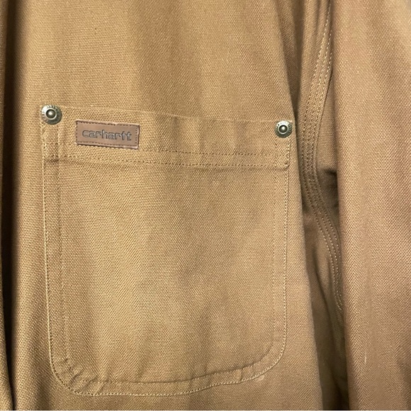 Carhartt Mens Overcoat / Work Coat Size 2XL Tall - Picture 5 of 7
